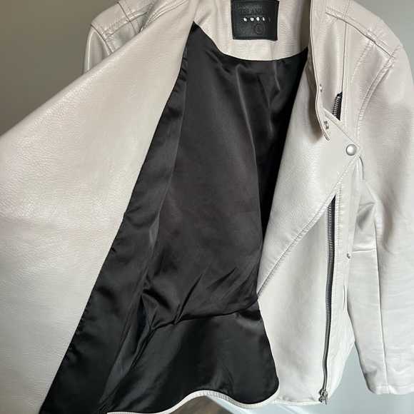 Blank NYC Taupe Leather Jacket - Picture 5 of 6